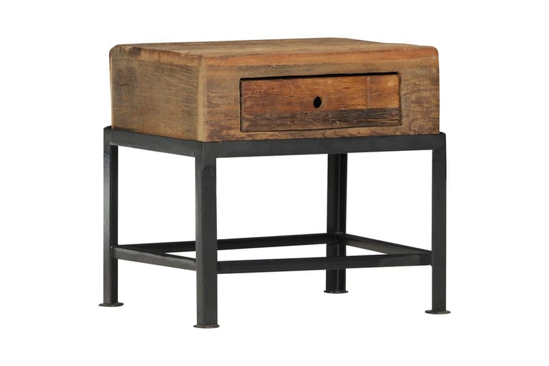Nattbord 40x35x40 cm gjenvunnet heltre - Møbler - Bord - Avlastningsbord - Sengebord & nattbord