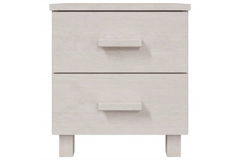 Nattbord 40x35x44,5 cm heltre furu hvit - Hvit - Møbler - Bord - Avlastningsbord - Sengebord & nattbord