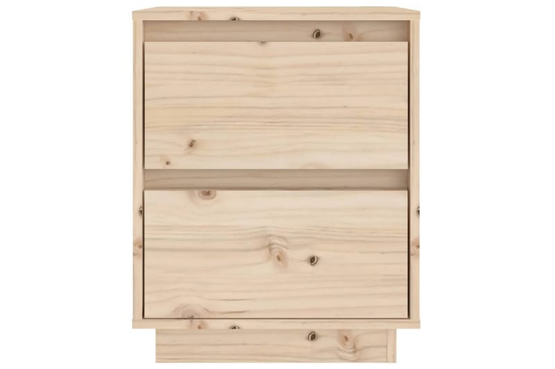 Nattbord 40x35x50 heltre furu - Brun - Sengebord & nattbord