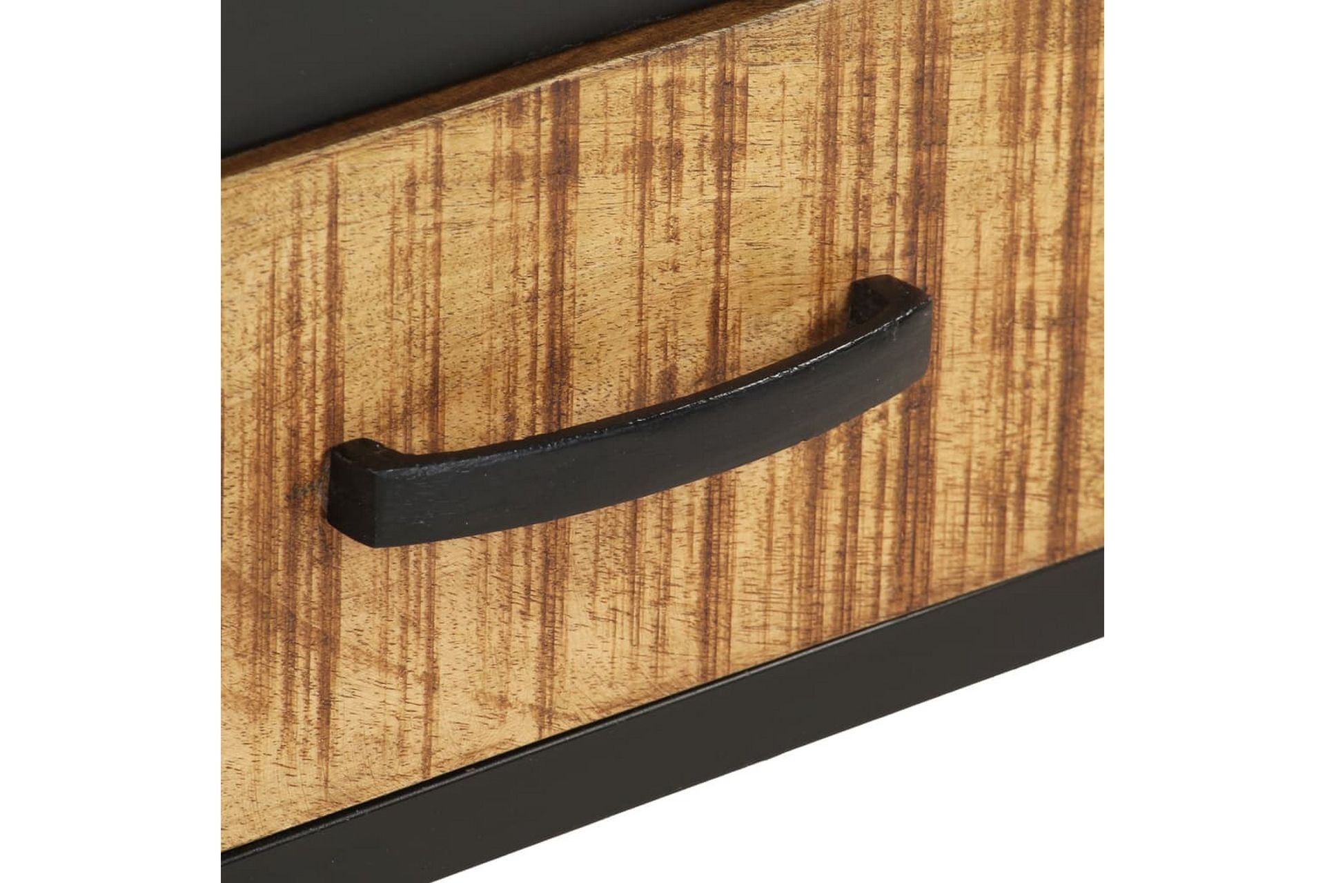 Nattbord 40x40x35 cm grovt mangotre - Brun - Møbler - Bord - Avlastningsbord - Sengebord & nattbord