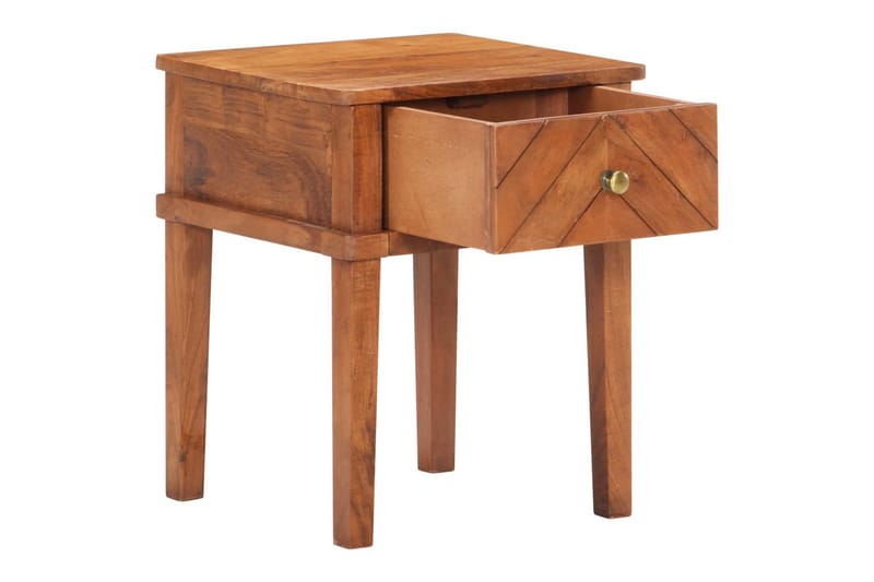 Nattbord 40x40x50 cm heltre akasie - Møbler - Bord - Avlastningsbord - Sengebord & nattbord