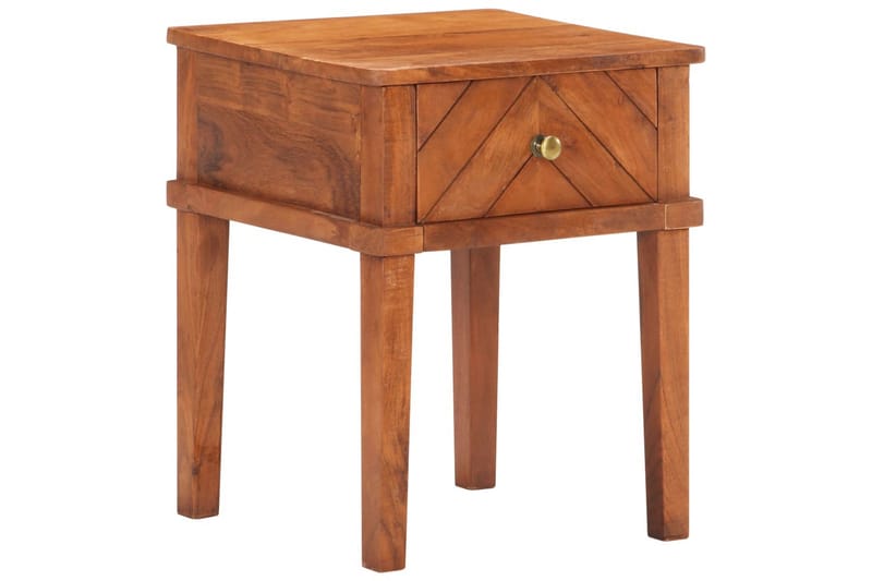 Nattbord 40x40x50 cm heltre akasie - Møbler - Bord - Avlastningsbord - Sengebord & nattbord