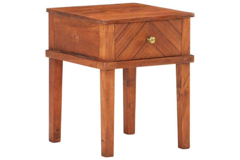 Nattbord 40x40x50 cm heltre akasie - Møbler - Bord - Avlastningsbord - Sengebord & nattbord