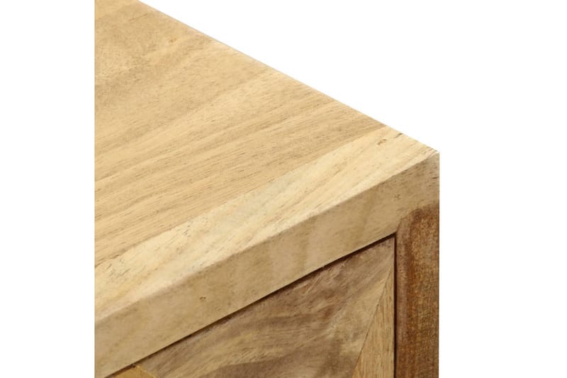 Nattbord 43x30x58 cm heltre mango - Brun - Møbler - Bord - Avlastningsbord - Sengebord & nattbord