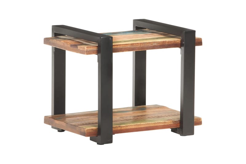 Nattbord 50x40x40 cm gjenvunnet heltre - Brun - Møbler - Bord - Avlastningsbord - Sengebord & nattbord
