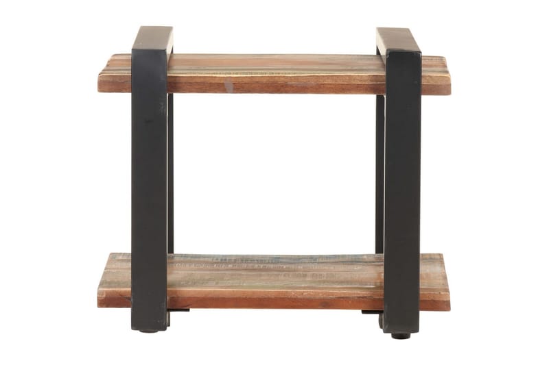 Nattbord 50x40x40 cm gjenvunnet heltre - Brun - Møbler - Bord - Avlastningsbord - Sengebord & nattbord