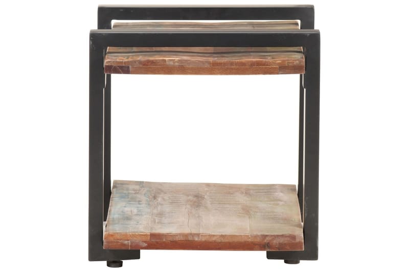 Nattbord 50x40x40 cm gjenvunnet heltre - Brun - Møbler - Bord - Avlastningsbord - Sengebord & nattbord