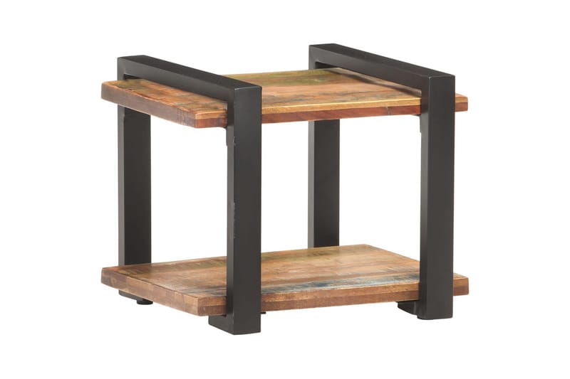 Nattbord 50x40x40 cm gjenvunnet heltre - Brun - Møbler - Bord - Avlastningsbord - Sengebord & nattbord