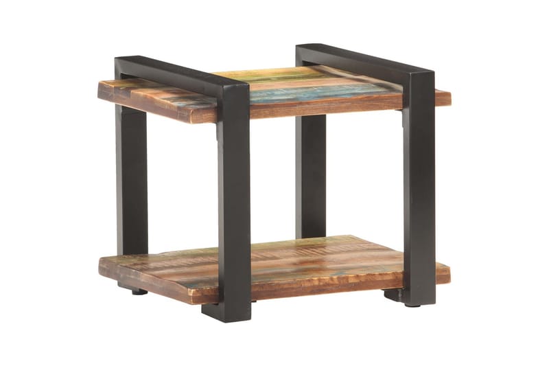 Nattbord 50x40x40 cm gjenvunnet heltre - Brun - Møbler - Bord - Avlastningsbord - Sengebord & nattbord