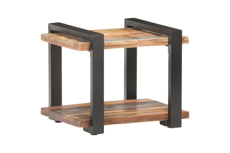 Nattbord 50x40x40 cm gjenvunnet heltre - Brun - Møbler - Bord - Avlastningsbord - Sengebord & nattbord