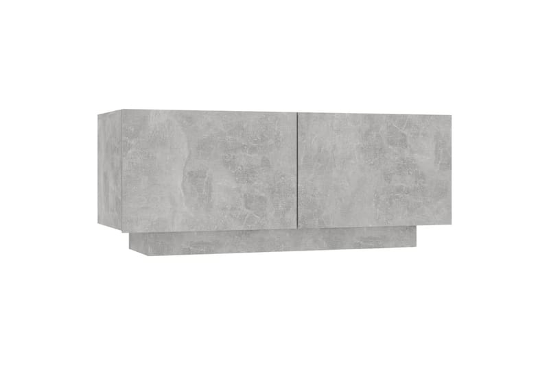 Nattbord betonggrå 100x35x40 cm sponplate - Grå - Møbler - Bord - Avlastningsbord - Sengebord & nattbord