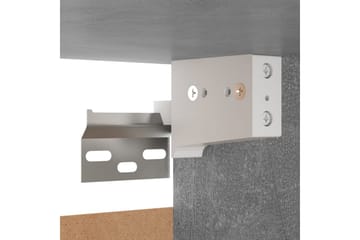 Nattbord betonggrå 30,5x30x30 cm sponplate - Grå - Møbler - Bord - Avlastningsbord - Sengebord & nattbord