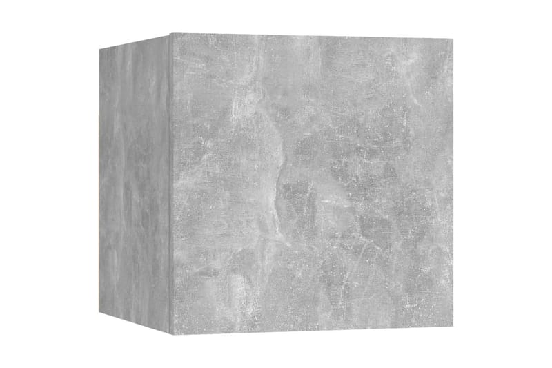 Nattbord betonggrå 30,5x30x30 cm sponplate - Grå - Sengebord & nattbord