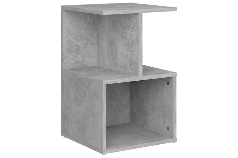 Nattbord betonggrå 35x35x55 cm sponplate - Grå - Møbler - Bord - Avlastningsbord - Sengebord & nattbord