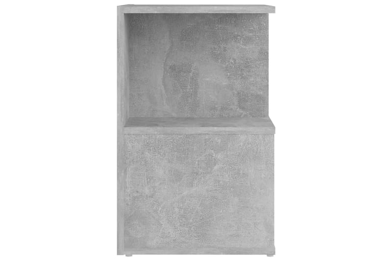Nattbord betonggrå 35x35x55 cm sponplate - Grå - Møbler - Bord - Avlastningsbord - Sengebord & nattbord