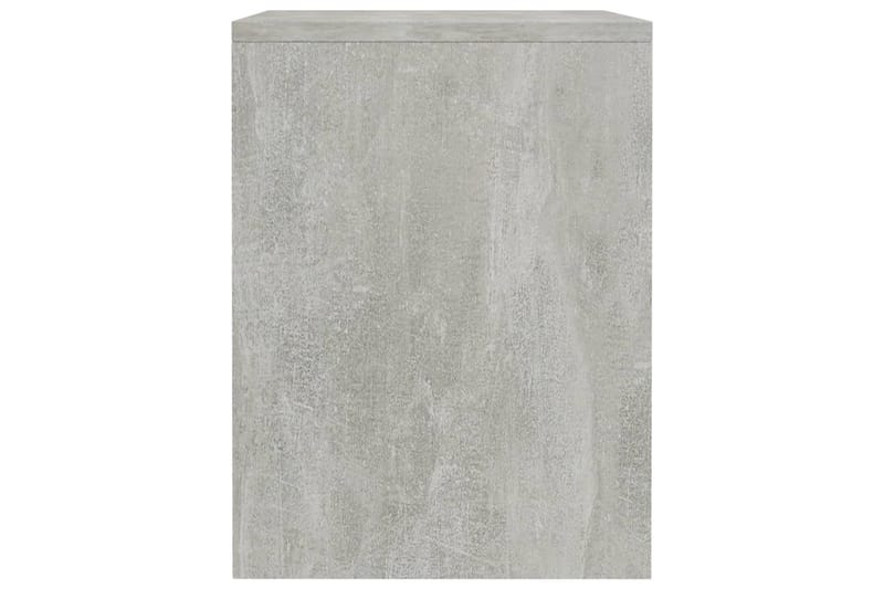 Nattbord betonggrå 40x30x40 cm sponplate - Grå - Møbler - Bord - Avlastningsbord - Sengebord & nattbord