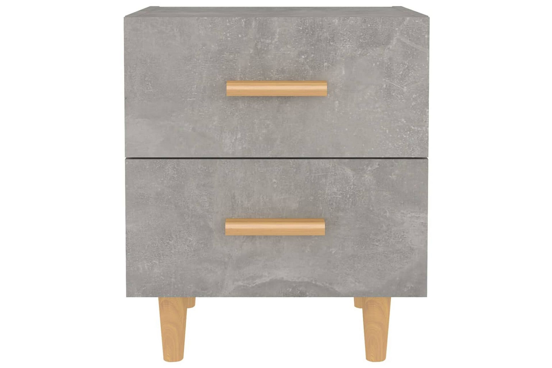 Nattbord betonggrå 40x35x47,5 cm - Grå - Møbler - Bord - Avlastningsbord - Sengebord & nattbord