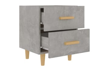 Nattbord betonggrå 40x35x47,5 cm - Grå - Møbler - Bord - Avlastningsbord - Sengebord & nattbord