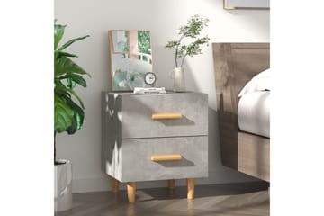 Nattbord betonggrå 40x35x47,5 cm - Grå - Møbler - Bord - Avlastningsbord - Sengebord & nattbord
