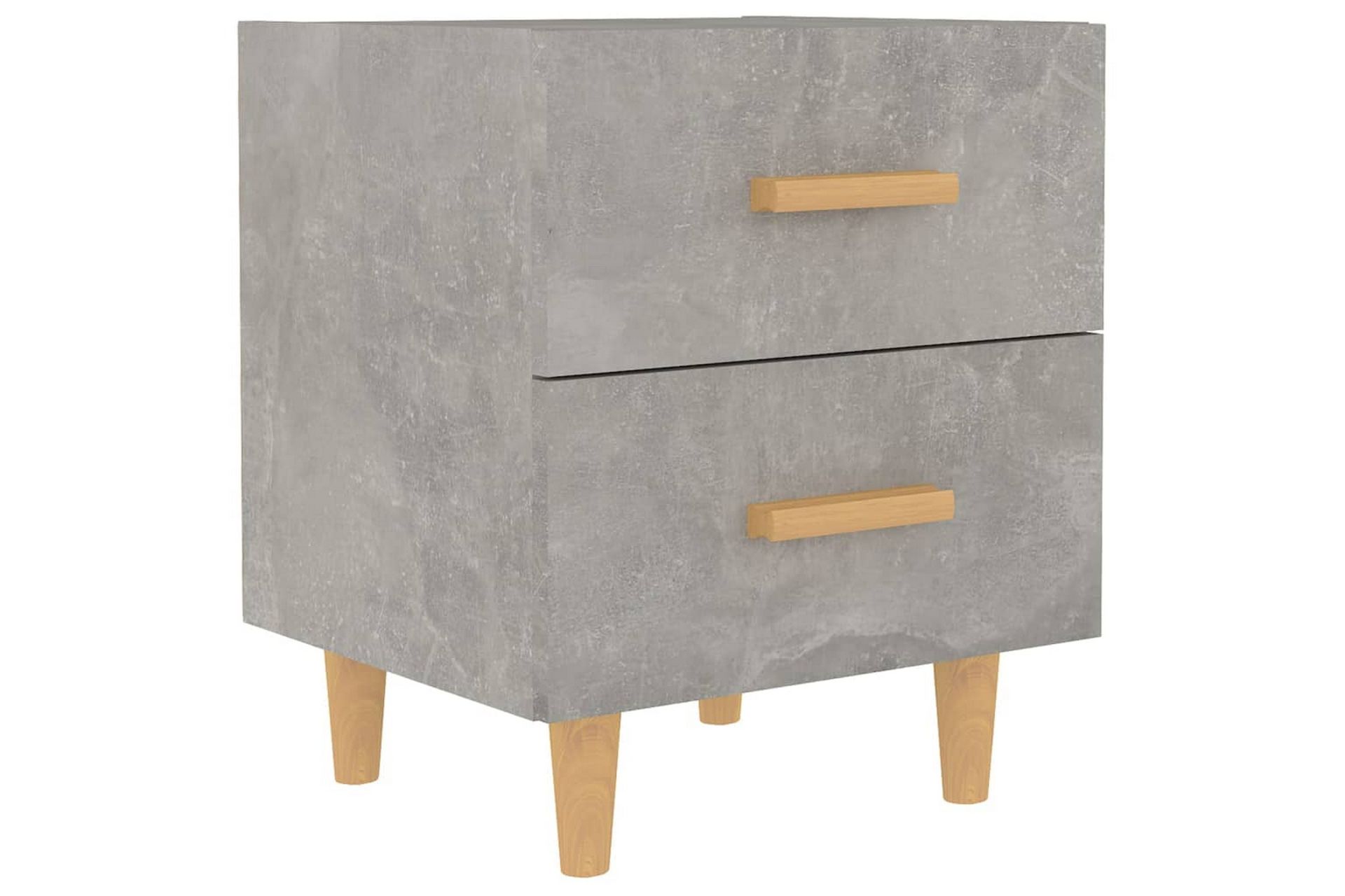 Nattbord betonggrå 40x35x47,5 cm - Grå - Møbler - Bord - Avlastningsbord - Sengebord & nattbord