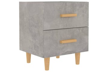 Nattbord betonggrå 40x35x47,5 cm - Grå - Møbler - Bord - Avlastningsbord - Sengebord & nattbord