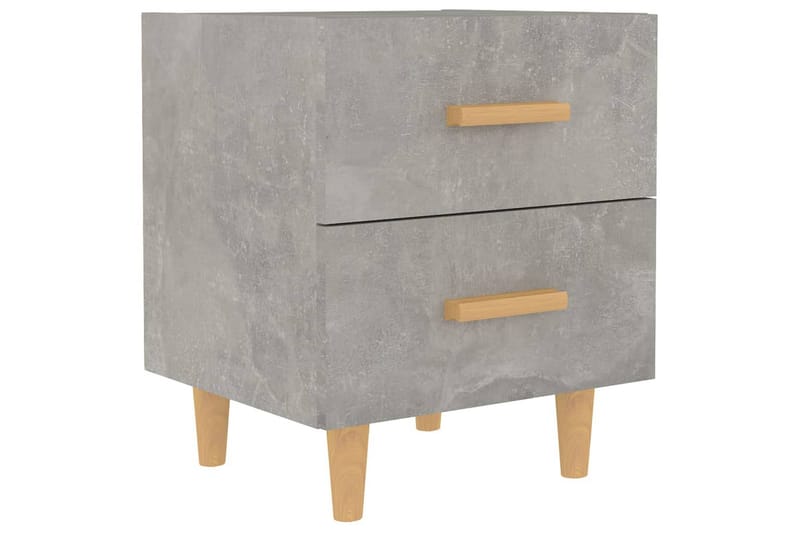 Nattbord betonggrå 40x35x47,5 cm - Grå - Møbler - Bord - Avlastningsbord - Sengebord & nattbord