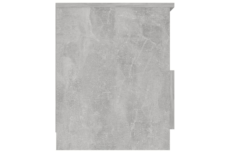 Nattbord betonggrå 40x40x50 cm sponplate - Grå - Møbler - Bord - Avlastningsbord - Sengebord & nattbord