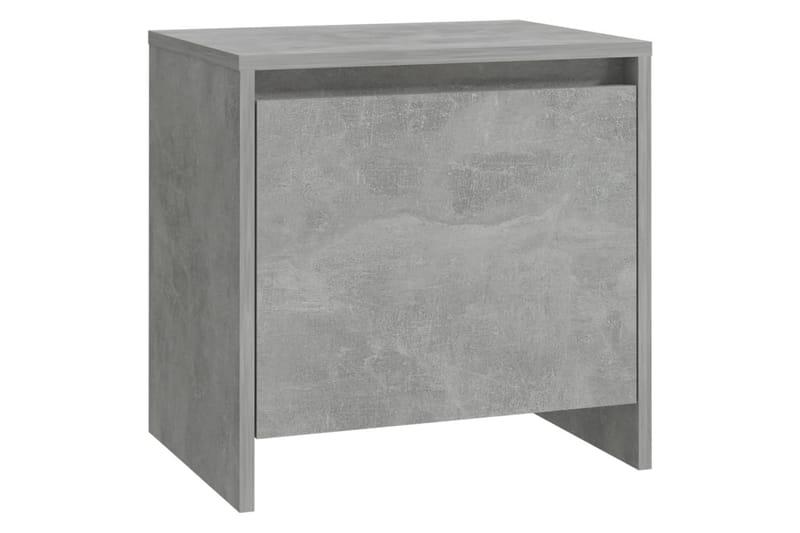 Nattbord betonggrå 45x34x44,5 cm sponplate - Grå - Møbler - Bord - Avlastningsbord - Sengebord & nattbord