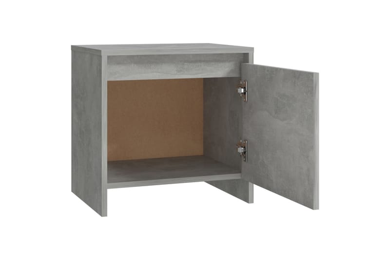 Nattbord betonggrå 45x34x44,5 cm sponplate - Grå - Møbler - Bord - Avlastningsbord - Sengebord & nattbord
