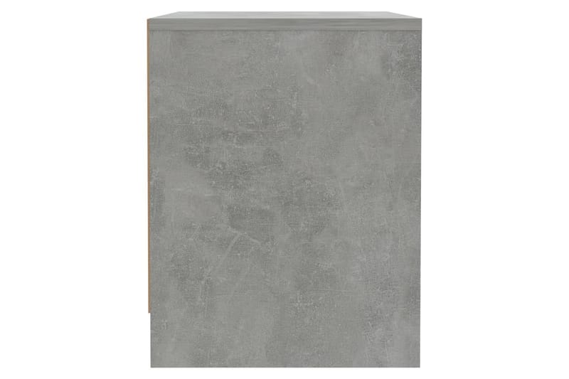Nattbord betonggrå 45x34x44,5 cm sponplate - Grå - Møbler - Bord - Avlastningsbord - Sengebord & nattbord