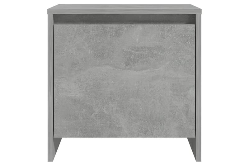 Nattbord betonggrå 45x34x44,5 cm sponplate - Grå - Møbler - Bord - Avlastningsbord - Sengebord & nattbord