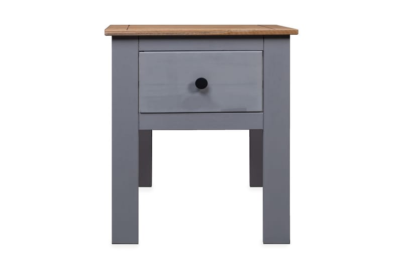 Nattbord grå 46x40x57 cm furu Panama Range - Grå - Møbler - Bord - Avlastningsbord - Sengebord & nattbord