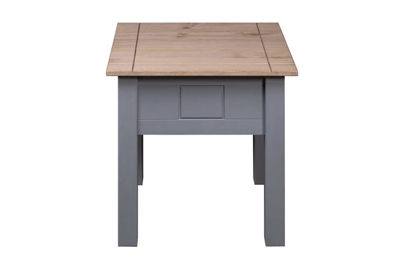Nattbord grå 50,5x50,5x52,5 cm furu Panama Range - Grå - Møbler - Bord - Avlastningsbord - Sengebord & nattbord