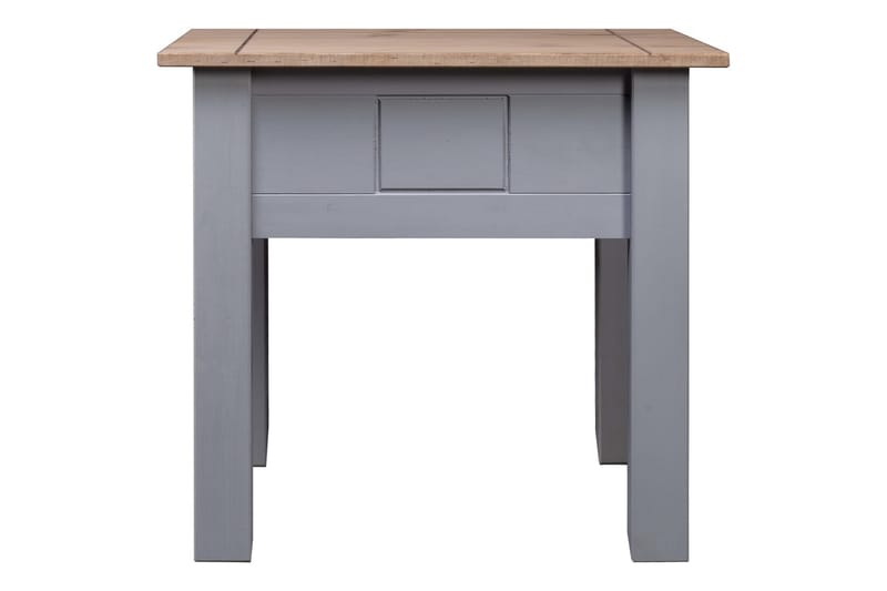 Nattbord grå 50,5x50,5x52,5 cm furu Panama Range - Grå - Møbler - Bord - Avlastningsbord - Sengebord & nattbord