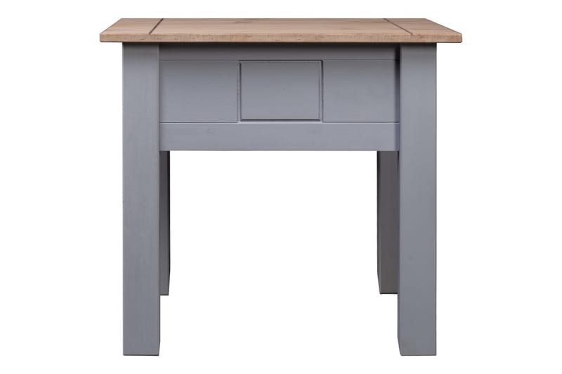 Nattbord grå 50,5x50,5x52,5 cm furu Panama Range - Grå - Sengebord & nattbord