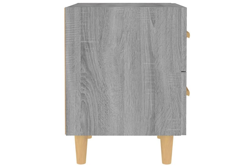 Nattbord grå sonoma 40x35x47,5 cm - Grå - Møbler - Bord - Avlastningsbord - Sengebord & nattbord