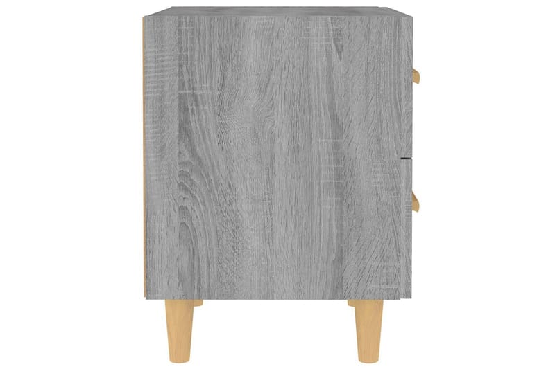 Nattbord grå sonoma 40x35x47,5 cm - Grå - Sengebord & nattbord