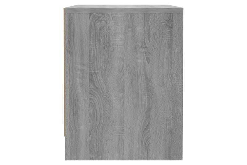 Nattbord grå sonoma eik 45x34x44,5 cm sponplate - Grå - Møbler - Bord - Avlastningsbord - Sengebord & nattbord