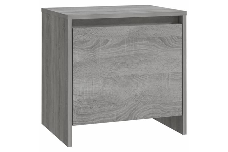 Nattbord grå sonoma eik 45x34x44,5 cm sponplate - Grå - Møbler - Bord - Avlastningsbord - Sengebord & nattbord