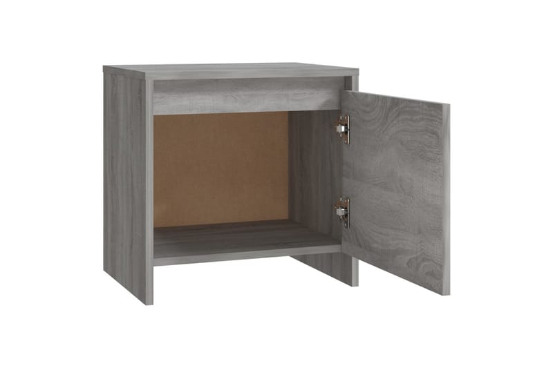 Nattbord grå sonoma eik 45x34x44,5 cm sponplate - Grå - Møbler - Bord - Avlastningsbord - Sengebord & nattbord