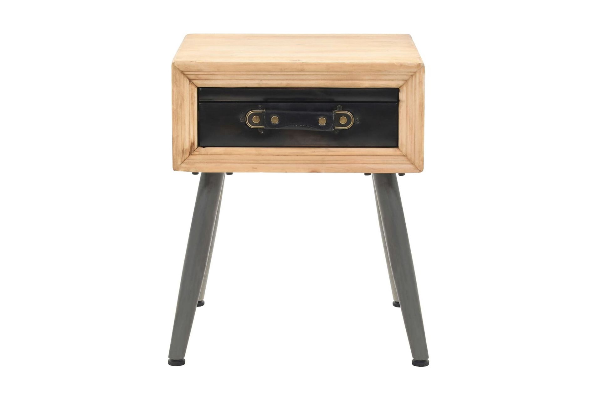 Nattbord heltre gran 43x38x50 cm - Tre - Møbler - Bord - Avlastningsbord - Sengebord & nattbord