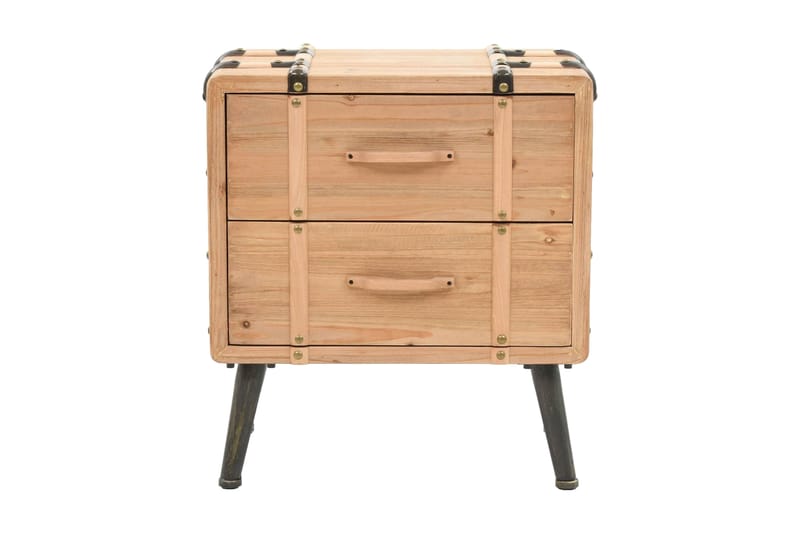 Nattbord heltre gran 50x35x57 cm - Tre - Møbler - Bord - Avlastningsbord - Sengebord & nattbord