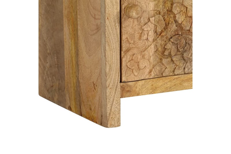 Nattbord heltre mango 40x30x50 cm - Møbler - Bord - Avlastningsbord - Sengebord & nattbord