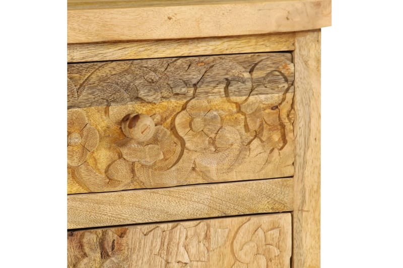 Nattbord heltre mango 40x30x50 cm - Møbler - Bord - Avlastningsbord - Sengebord & nattbord