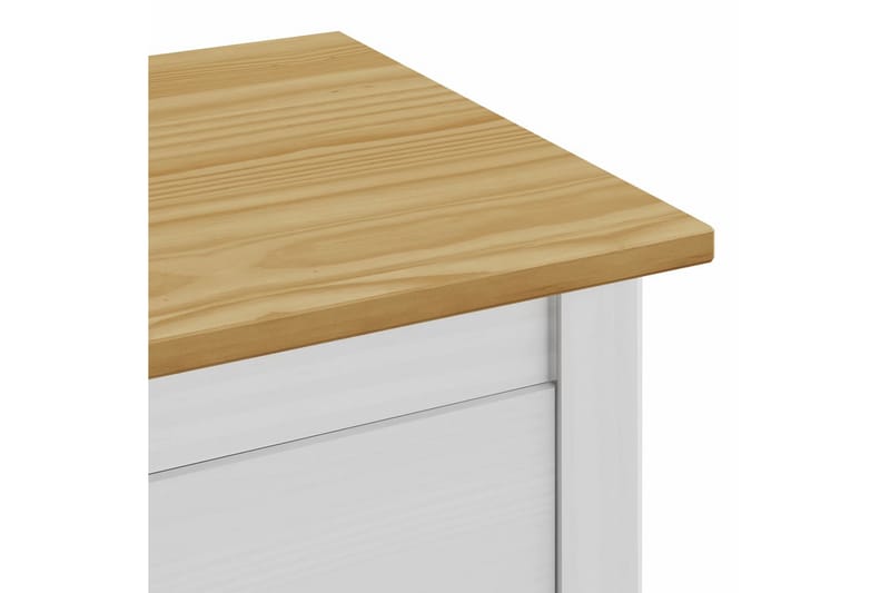 Nattbord Hill Range hvit 46x35x49,5 cm heltre furu - Møbler - Bord - Avlastningsbord - Sengebord & nattbord