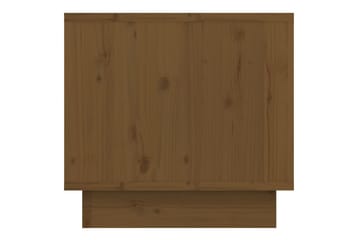 Nattbord honningbrun 35x34x32 cm heltre furu - Brun - Møbler - Bord - Avlastningsbord - Sengebord & nattbord