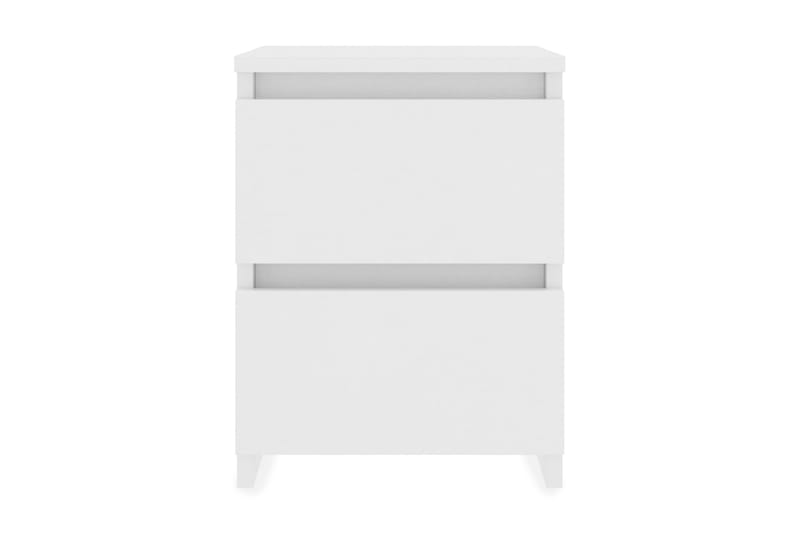 Nattbord hvit 30x30x40 cm sponplate - Hvit - Møbler - Bord - Avlastningsbord - Sengebord & nattbord