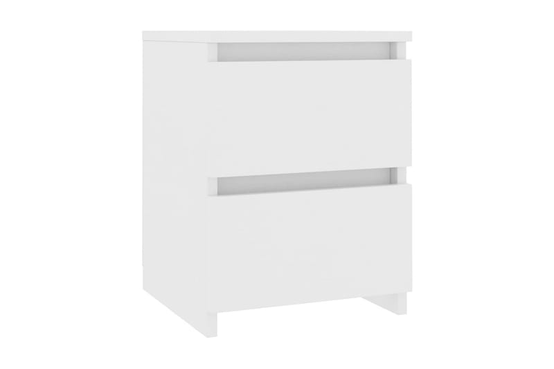 Nattbord hvit 30x30x40 cm sponplate - Hvit - Møbler - Bord - Avlastningsbord - Sengebord & nattbord