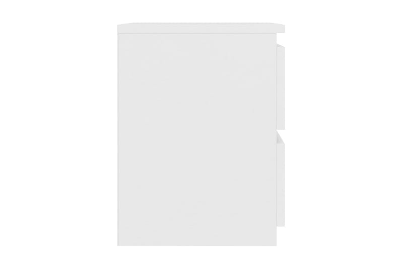 Nattbord hvit 30x30x40 cm sponplate - Hvit - Møbler - Bord - Avlastningsbord - Sengebord & nattbord