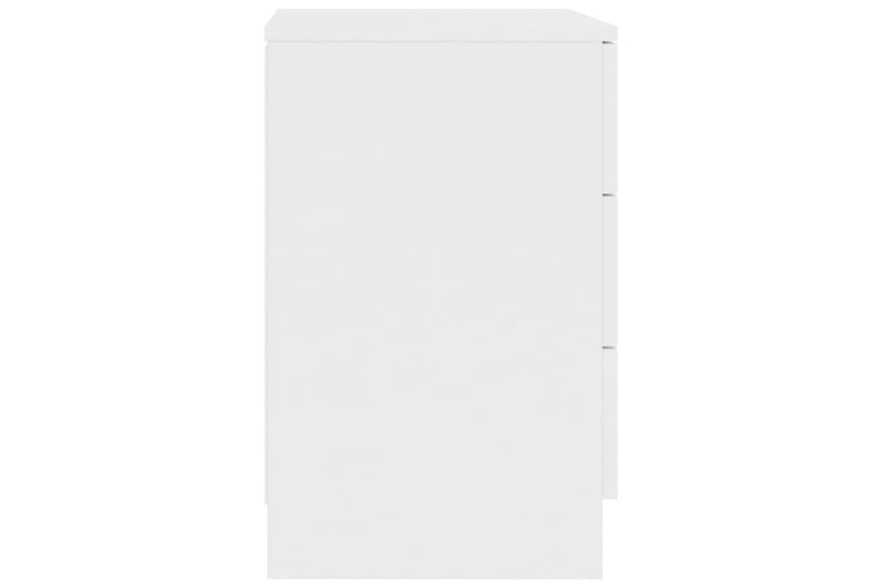 Nattbord hvit 38x35x56 cm sponplate - Hvit - Sengebord & nattbord